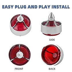 BOSYCY Motorcycle Turn Signals' Lens Caps 2 Pack