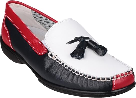 navy loafers womens uk