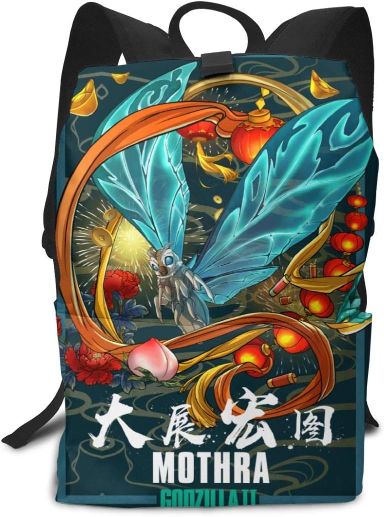 Mothra Monster Bookbag Daypack Backpack School Bag
