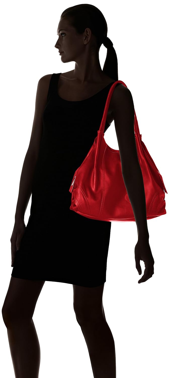 fostelo style diva women's handbag (red)
