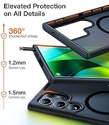 TORRAS Magnetic Shockproof for Samsung Galaxy S24