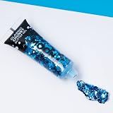 Moon Glitter Classic Chunky Face & Body Glitter Gel Red 12ml Cosmetic view 6