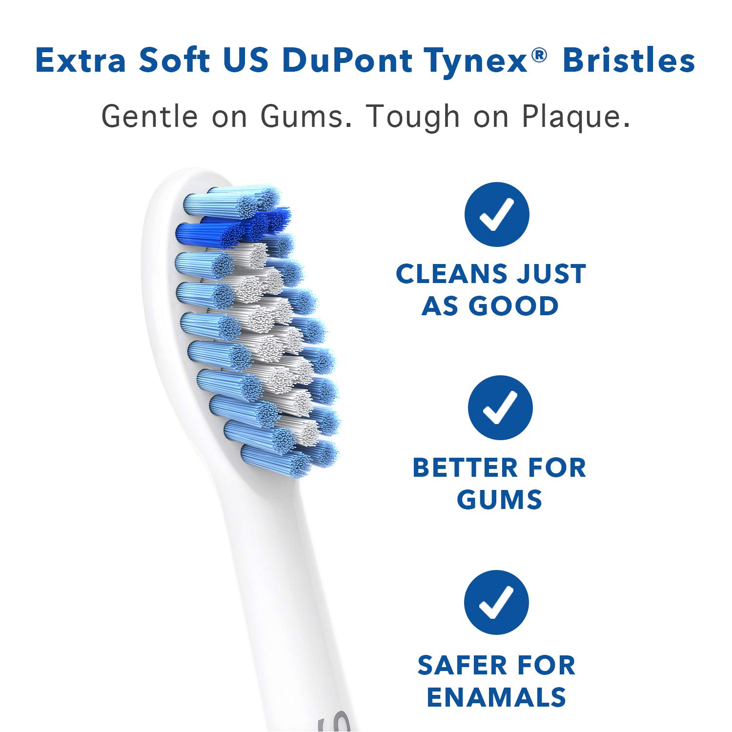 Sonisoft Sensitive Replacement Toothbrush Heads (8Pack) Brush Heads