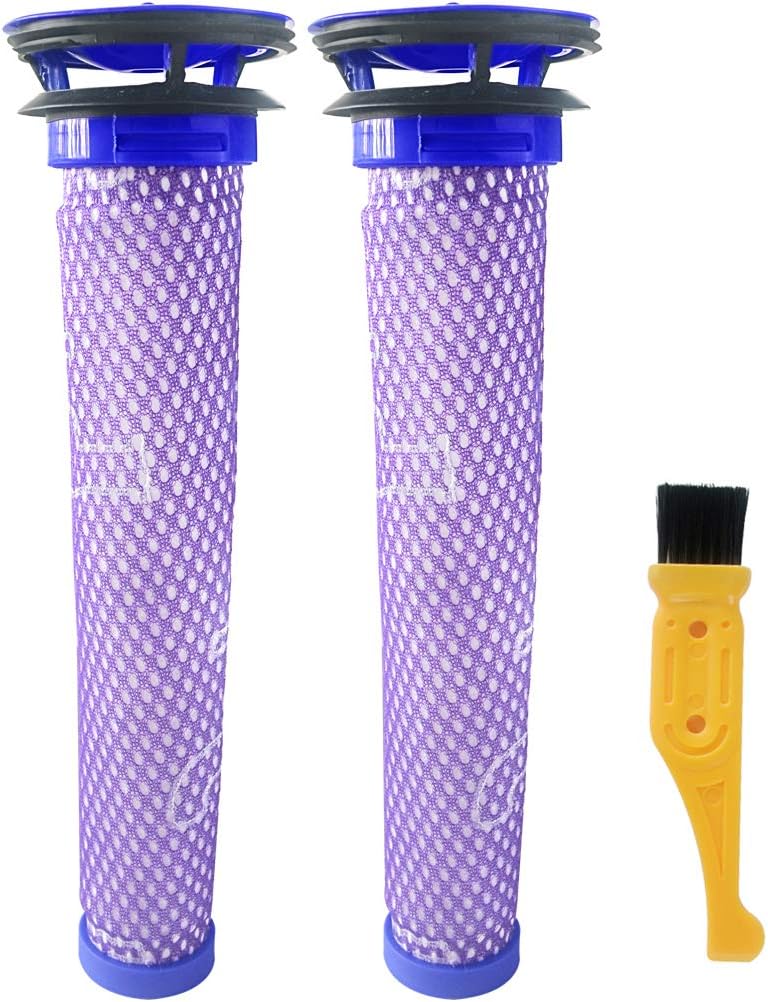 Ugardo Washable Pre Motor Stick Filter Compatible/Replacement for Dyson DC58 DC59 DC61 DC62 V6 V7 V8 DC74 SV03 SV05 and SV06 Animal Vacuum,Spare Parts #965661-01(Pack of 2)