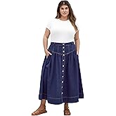 City Chic Women's Plus Size Skirt - Ari Denim