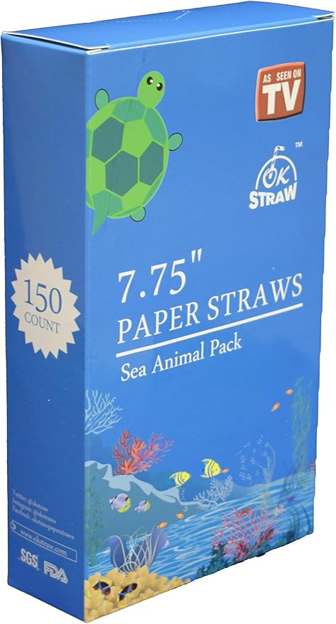 Okstraw Biodegradable Paper Straws For Restaurants Cafes Party Supplies Birthdays Wedding Brides Baby Shower Decorations And Celebrations Amazon De Kuche Haushalt