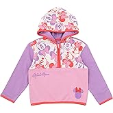 Disney Girls Fleece Half Zip Hoodie Toddler to Big Kid Sizes (2T - 14-16)