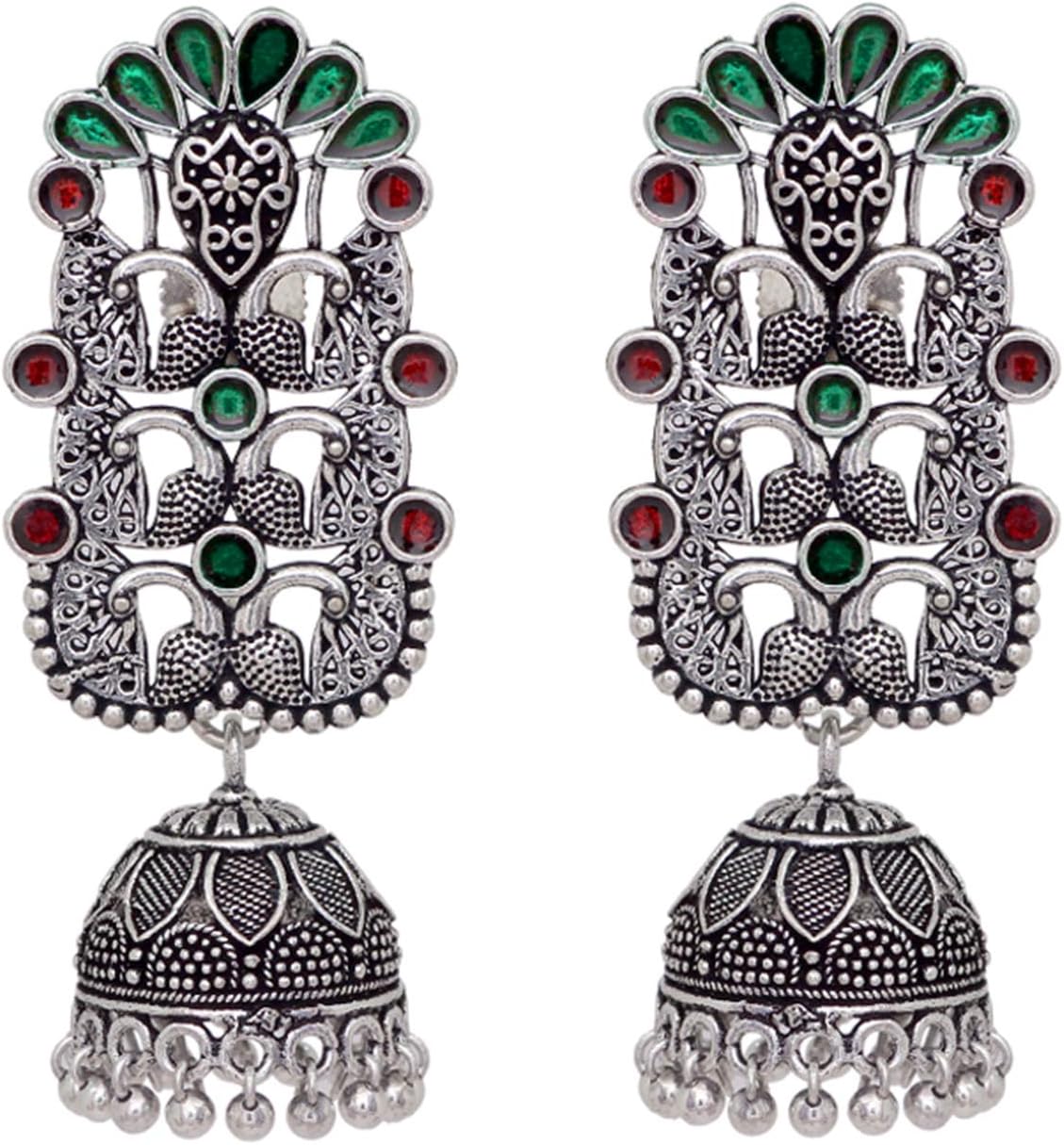 Indian Fashion Peacock style jhumka earring for women and girls