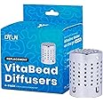DYLN VitaBead Diffuser | Creates Hydrogen-Rich, pH 9+ Alkaline Antioxidant Water | Replacement for DYLN Bottle | Natural Mineral Ionized Hydrogen Generator for Delicious Tasting Water | 4-Pack