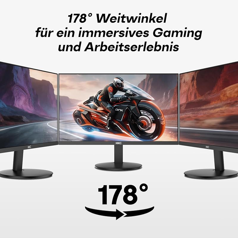 Gaming Monitor 27 Zoll Full HD,144 Hz PC‑Monitor,1080P,IPS Bildschirm