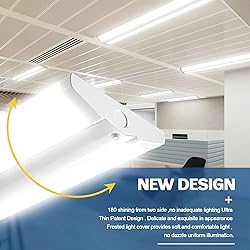 AntLux 4FT LED Wraparound Light Fixture 50W Ultra