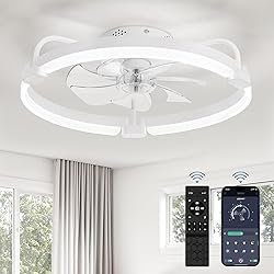 LEDIARY Ceiling Fans with Lights and