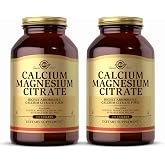 Solgar Calcium Magnesium Citrate, 250 Tablets (Pack of 2) - Supports Healthy Bones &amp; Teeth - Musculoskeletal &amp; Nervous System Support - Highly Absorbable - Non-GMO and Vegan - 100 Total Servings