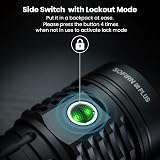 Sofirn Q8 Plus 16000 Lumen Rechargeable LED Torch 3x 5000mAh Batteries USB C view 4