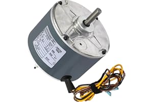 TEPU 5KCP39EGS070S Condenser Fan Motor 1/4 HP, 1100 RPM, 208-230V ac Fan Motor for ac Unit Replacement Fit for genteq 3905, 5KCP39EGY823S, HC39GE234A, HC39GE237, HC39GE237A, Dayton 6DLL0