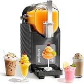 Erivess 88oz Slushie Machine for Home - No Ice Needed Slushy Maker with Self-Cleaning, Professional Frozen Drink Maker, Ice Cream &amp; Smoothie Machine for Frozen Margaritas, Frapp&eacute;s, Cocktails