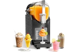 Erivess 88oz Slushie Machine for Home - No Ice Needed Slushy Maker with Self-Cleaning, Professional Frozen Drink Maker, Ice Cream & Smoothie Machine for Frozen Margaritas, Frappés, Cocktails