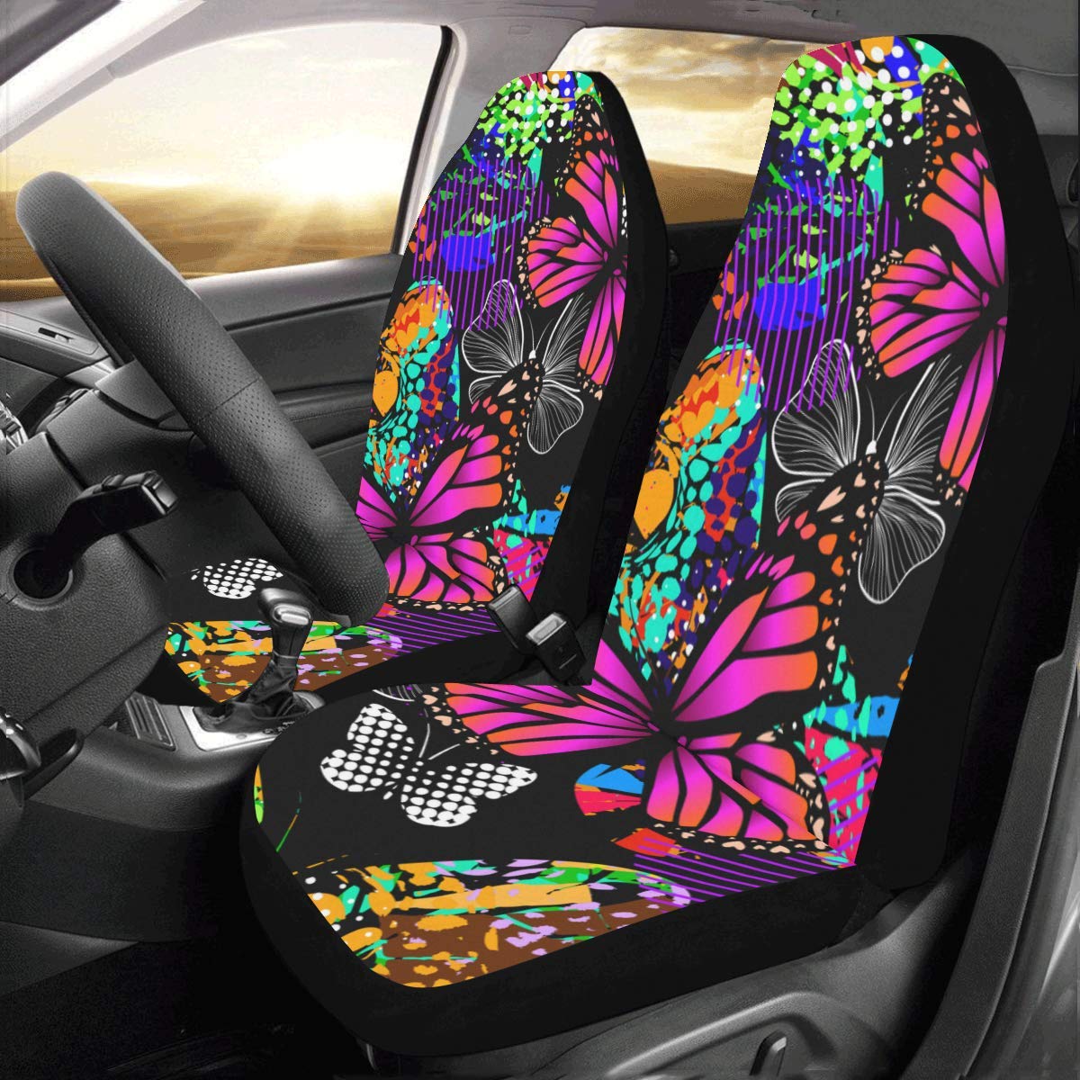 Best auto car seat covers butterflies