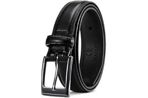 CHAOREN Kids Belt - 1 1/8" Leather Boys Belt for Dress - Perfect Companion to Youth Formal Outfit