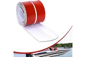 Gtouse Upgraded Keel Protector Guard for Boat Fiberglass and Specific Aluminum Boats Hull Protector Guard Protects from Rocks Ramps Oyster Beds Scratches, 5-Inch Wide