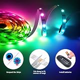 Mexllex 40M LED Strip Lights RGB Music Sync Remote App Control USB UL view 6