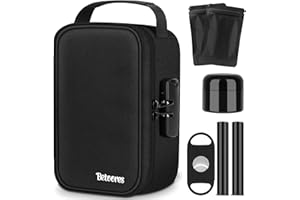 Betoores Smell Proof Bag with Combination Lock, Smell Proof Stash Box Spill-resistant Smell Odor Proof Case Smell Proof Odorless Bag Case Travel Storage Bags Case for Your Accessories