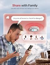 X-Sense Wi-Fi Smoke CO Alarm English Voice Alerts Smart Home Replaceable view 5
