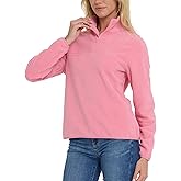 Spyder Fleece Pullover Women – Soft Quarter Zip Warm Lightweight Long Sleeve Sweater Top for Fall Winter Casual Wear