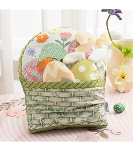 Mud Pie Spring Bunny Platter, 8.25 in x 11.5 in, White