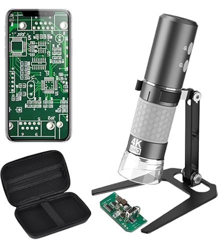 アジュバン　WiFi Microscope Amazon.com : Jiusion WiFi USB Digital Microscope 50 to 1000x