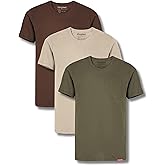 Kingsted Pocket T-Shirts for Men - Super Soft 100% Cotton Crewneck Tees - Well-Crafted Classic Comfort Fit