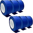 Professional Painters Tapes 2 Inch Wide (1.88 In. x 60 Yds), Blue Masking Tape, Paint Paper Tape, Protects Surfaces, No Residue, Painter's Tape for Wall Painting, Artist Paint, Canvas Edging, 6 Rolls