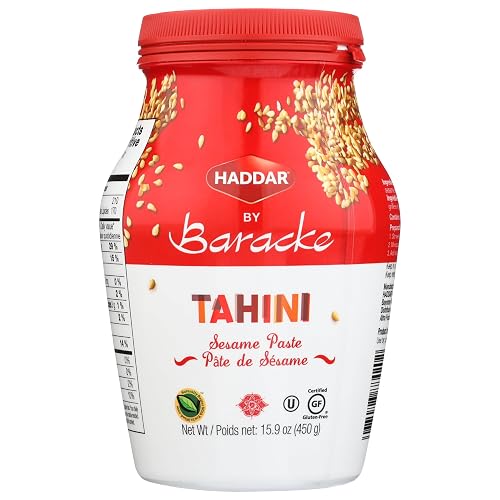 Haddar, Tahini Sesame Paste - Plain, 15.9 Ounce