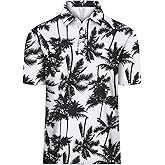 Viracy Men's Golf Shirts Short Sleeve Dry Fit Moisture Wicking Performance Mens Golf Polo Shirts S-3XL