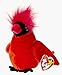 Ty Beanie Babies - Mac the Cardinal