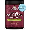 Ancient Nutrition Collagen Powder Protein, Multi Collagen Protein, Cucumber Lime, Hydrolyzed Collagen Peptides Supports Skin and Nails, Joint Supplement, 18.6oz