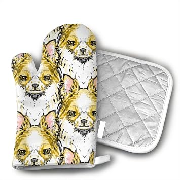 Amazon Com Guydhl Unisex Oven Mitt And Pot Holder For Long Haired
