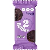 2Betties - Soft Baked Chocolate Chunk Cookie Snack Bites - Gluten Free Snacks Individually Wrapped, Non-GMO, No Seed Oils, Dairy Free &ndash; Almond Flour Cookies, Healthy Snacks for Adults &amp; Kids (6 Packs, 2 Bites Each)