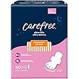 Carefree Ultra Thin Pads for Women, Overnight Pads With Wings, 40ct | Carefree Pads, Feminine Care, Period Pads & Postpartum Pads | 40ct (Pack of 1)