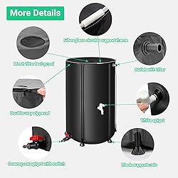 FAMIROSA 100 Gallon / 378L Collapsible Rain