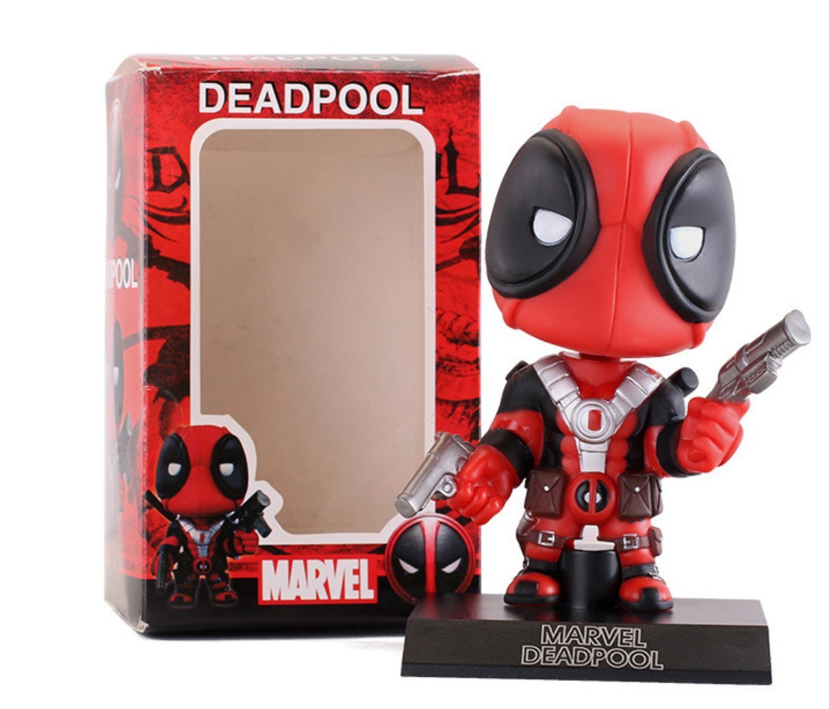Spielzeug Marvel Deadpool Car Bobblehead Toy Collectible