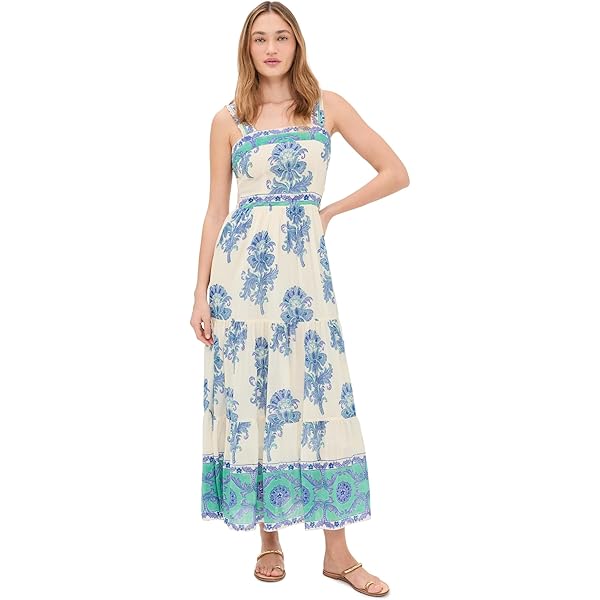 For Love & Lemons Women's Rosalyn Maxi Dress, Blue, XL at Amazon Women's  Clothing store