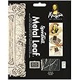 Speedball 10206 Mona Lisa Composition Silver Metal Leaf Sheets, Metal Leafing Sheets Made Of Aluminum - 25 Pack