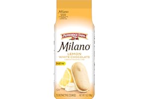 Pepperidge Farm Milano White Chocolate Lemon Flavored Cookies, 7 Oz Bag