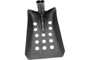 TIDTALEO Ergonomic Multi-use Metal Sifting Shovel with Comfortable Grip for Drain Sewer and Mud Cleaning