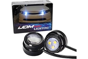 iJDMTOY High Power LED Eagle Eye Bulbs Compatible With Parking Light, Fog Lights, Xenon White
