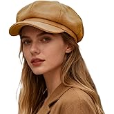 Women’s Newsboy Cap,Wool Retro Vintage Solid Color Denim Hat Flat Cap Visor Painter Beret Hat
