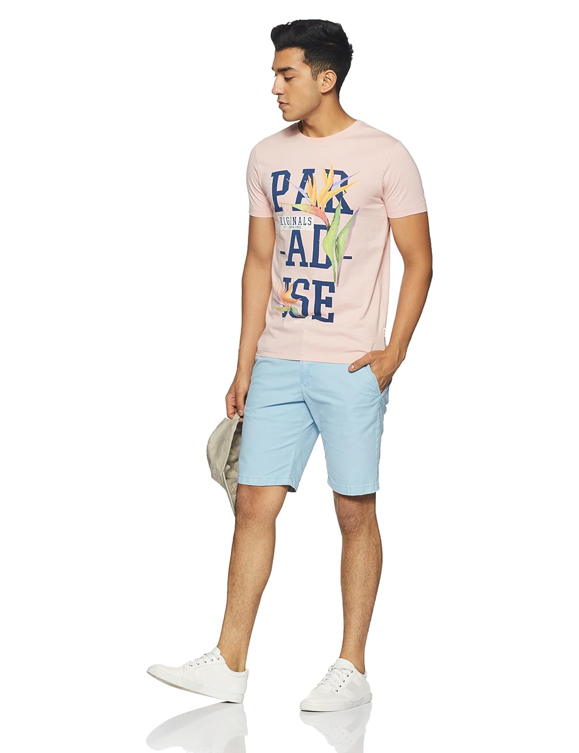 jack & jones men's printed slim fit t-shirt