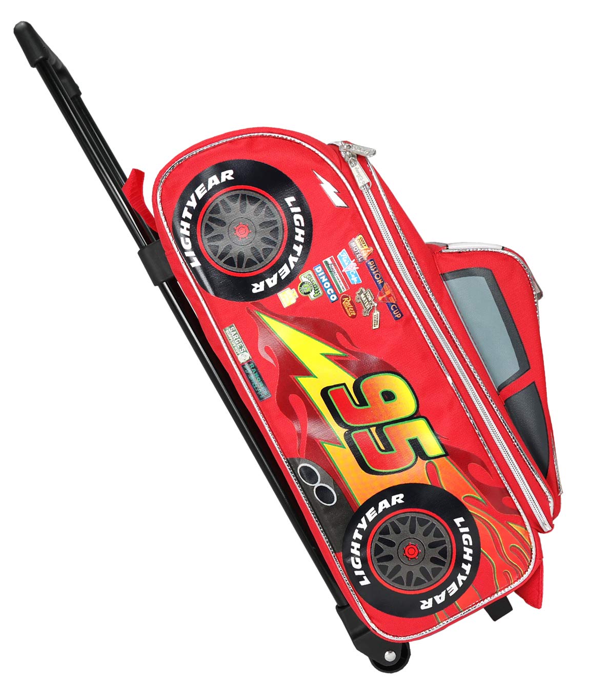 Pixar Cars 17 inches Lightning McQueen Shape Luggage