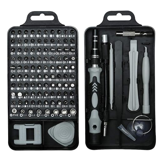 Juego de destornilladores 115 en 1, duradero, portátil, práctico ...